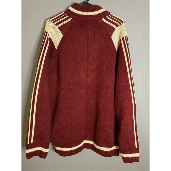 AELFRIC EDEN 24 JACQUARD ZIP UP CARDIGAN SIZE LARGE NWT - Picture 6 of 7